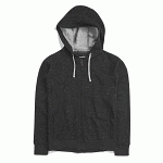 Front Black Fleck Ladies' Light Hoodie (LHT7) 